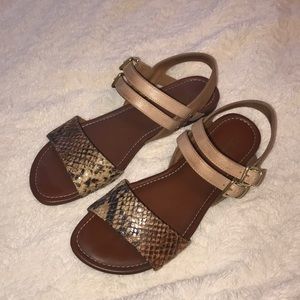 Snakeprint Sandals